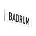 Emaljskylt BADRUM vit - svart 10 x 3 cm modell 20-3 Emaljskylt BADRUM vit - svart 10 x 3 cm modell 20-3