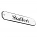 Emaljskylt Skafferi vit - svart 10 x 2 cm modell 30-3
