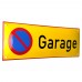 Emaljskylt Garage gul - svart 36 x 12 cm modell 31-3 Emaljskylt Garage gul - svart 36 x 12 cm modell 31-3