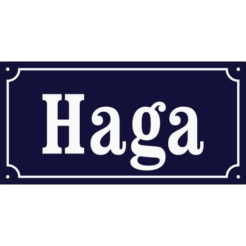 Emaljskylt TEMP  -   x  cm modell -3